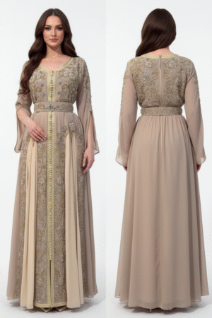 AMINA MOROCCON EID KAFTAN – A MASTERPIECE OF REGAL MODEST FASHION